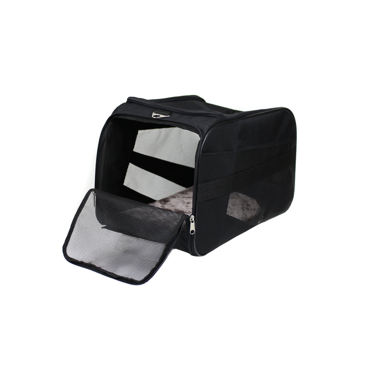 Pet Journey Pro Cart - Medium Black Collapsible Carrier